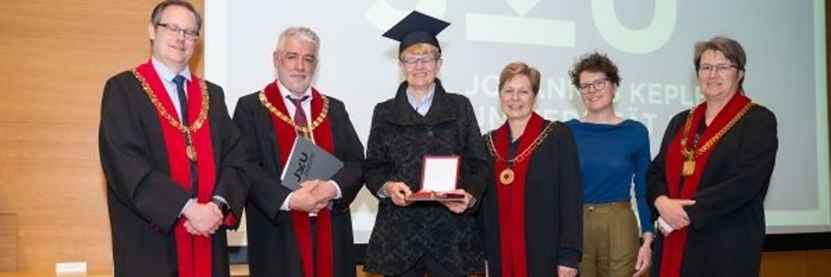 Impressions from the ceremony; photo credit: JKU