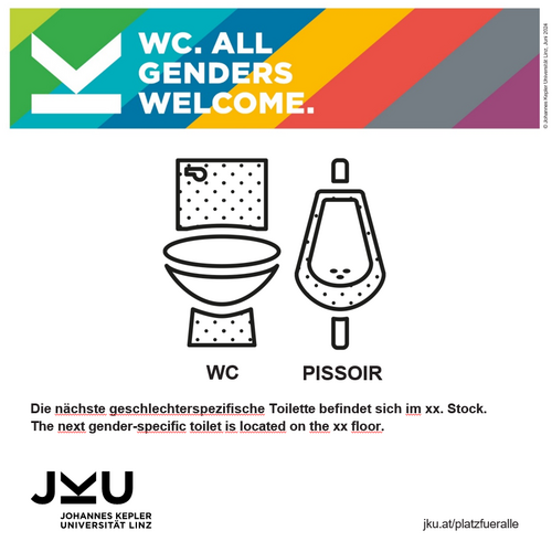 All Gender Toilettenbeschilderung