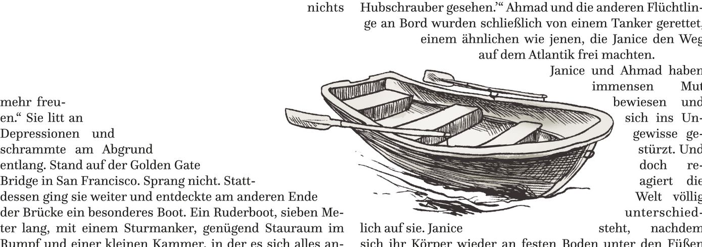 Die Überwindung von Gefahren, die sich Flüchtlinge stellen, werden nicht als Leistung angesehen